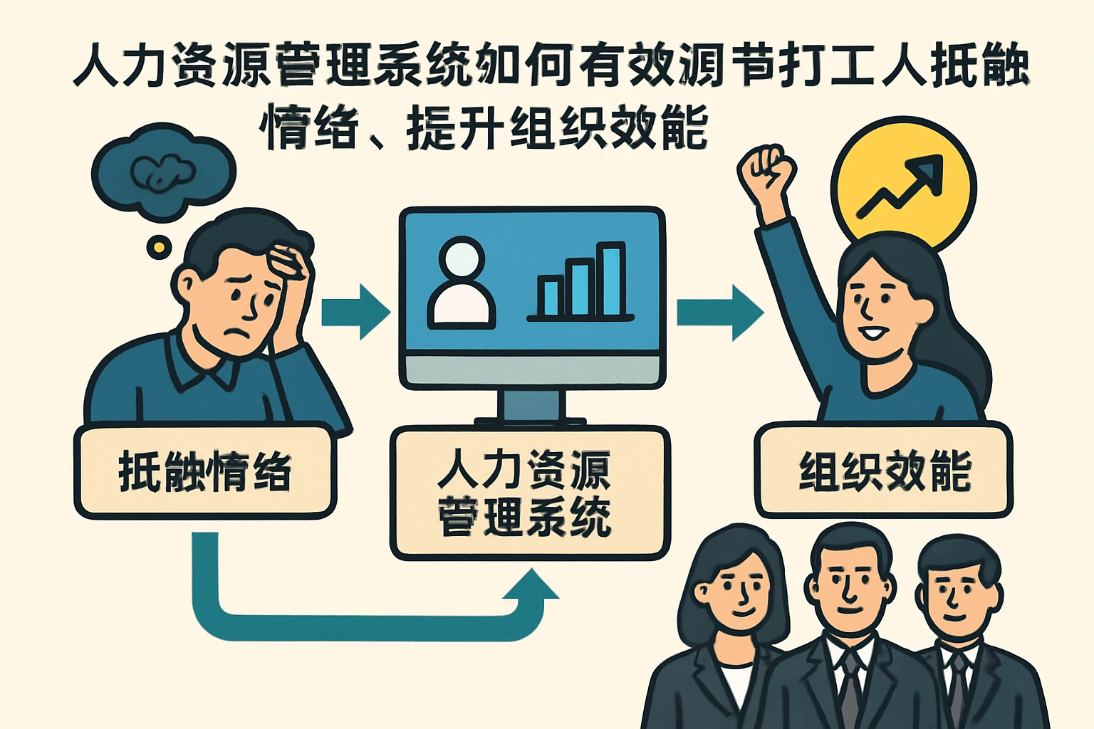 人力资源管理系统如何有效调节打工人抵触情绪，提升组织效能