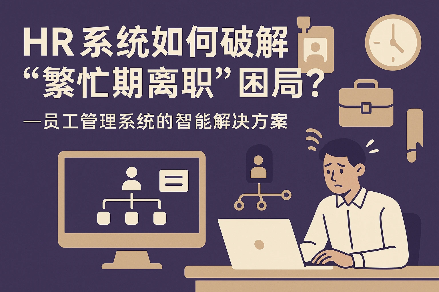 HR系统如何破解“繁忙期离职”困局?——员工管理系统的智能解决方案