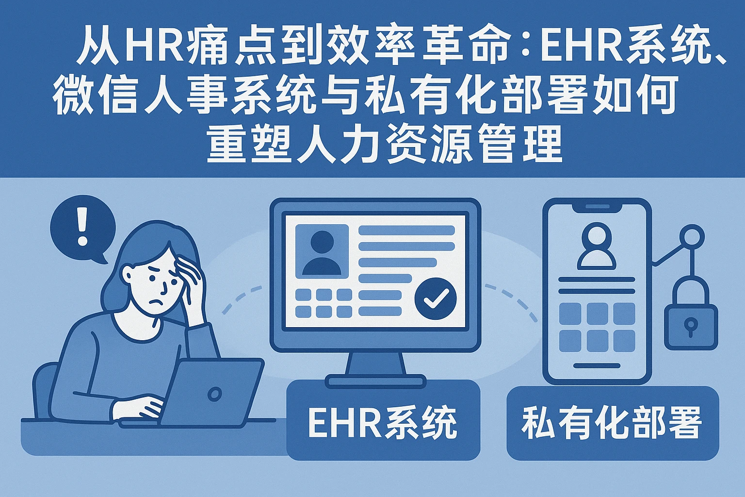 从HR痛点到效率革命：EHR系统、微信人事系统与私有化部署如何重塑人力资源管理