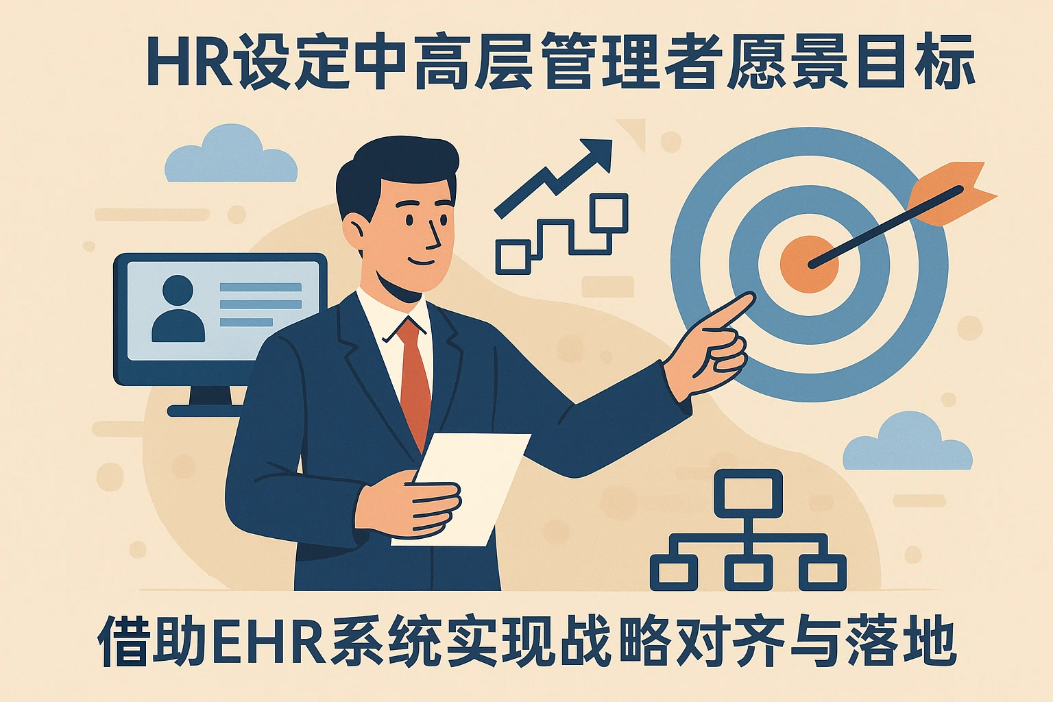 HR设定中高层管理者愿景目标：借助EHR系统实现战略对齐与落地