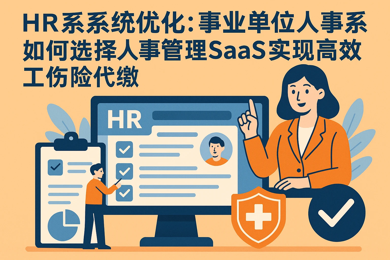 HR系统优化:事业单位人事系统如何选择人事管理SaaS实现高效工伤险代缴