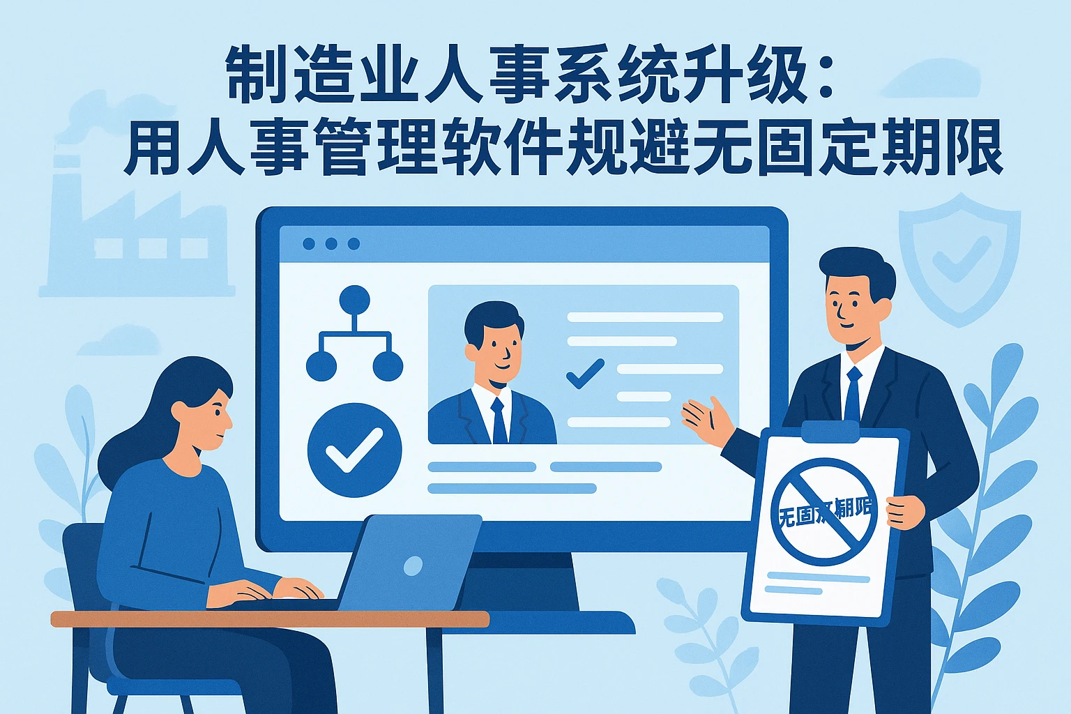 制造业人事系统升级：用人事管理软件规避无固定期限劳动合同风险