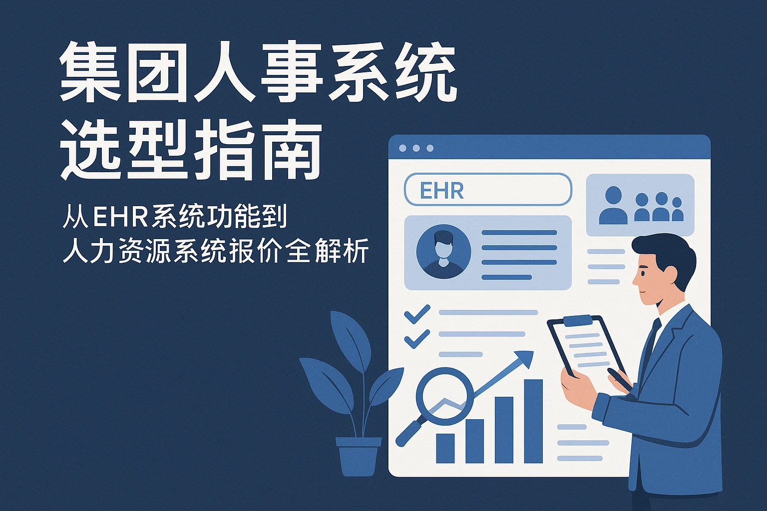 集团人事系统选型指南：从EHR系统功能到人力资源系统报价全解析