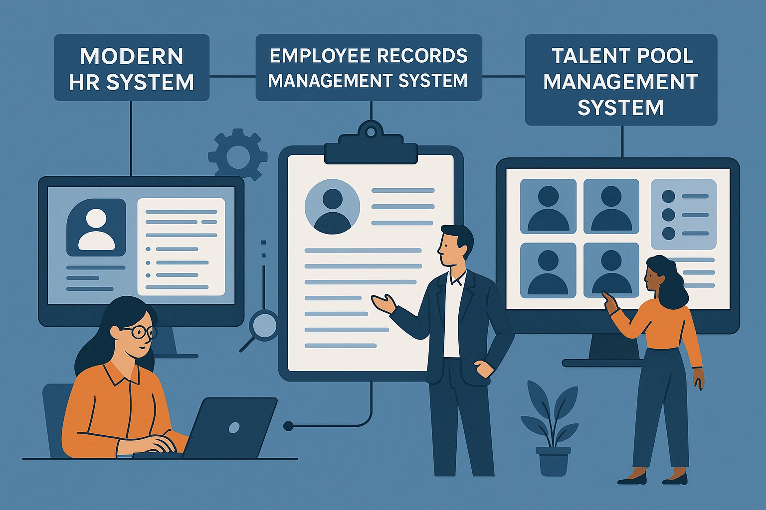 现代企业人事系统、人事档案管理系统与人才库管理系统的整合应用