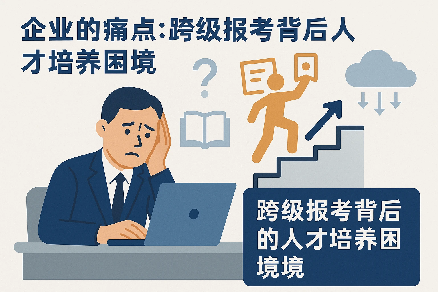 2. 企业的痛点:跨级报考背后的人才培养困境