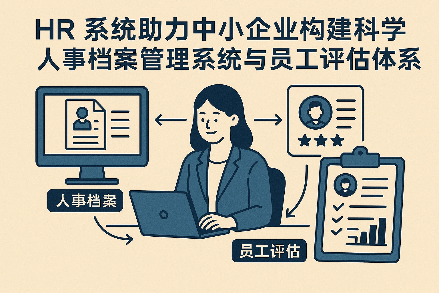 HR系统助力中小企业构建科学人事档案管理系统与员工评估体系