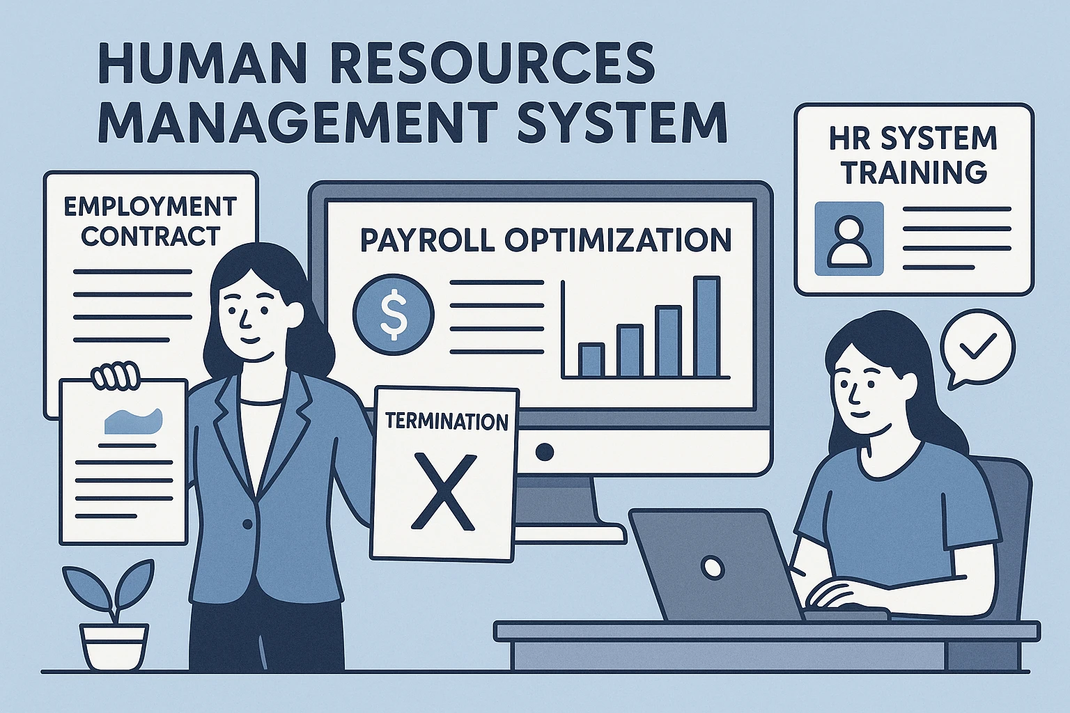 人力资源管理系统助力企业规范劳动合同终止流程,优化工资管理系统与人事系统培训服务
