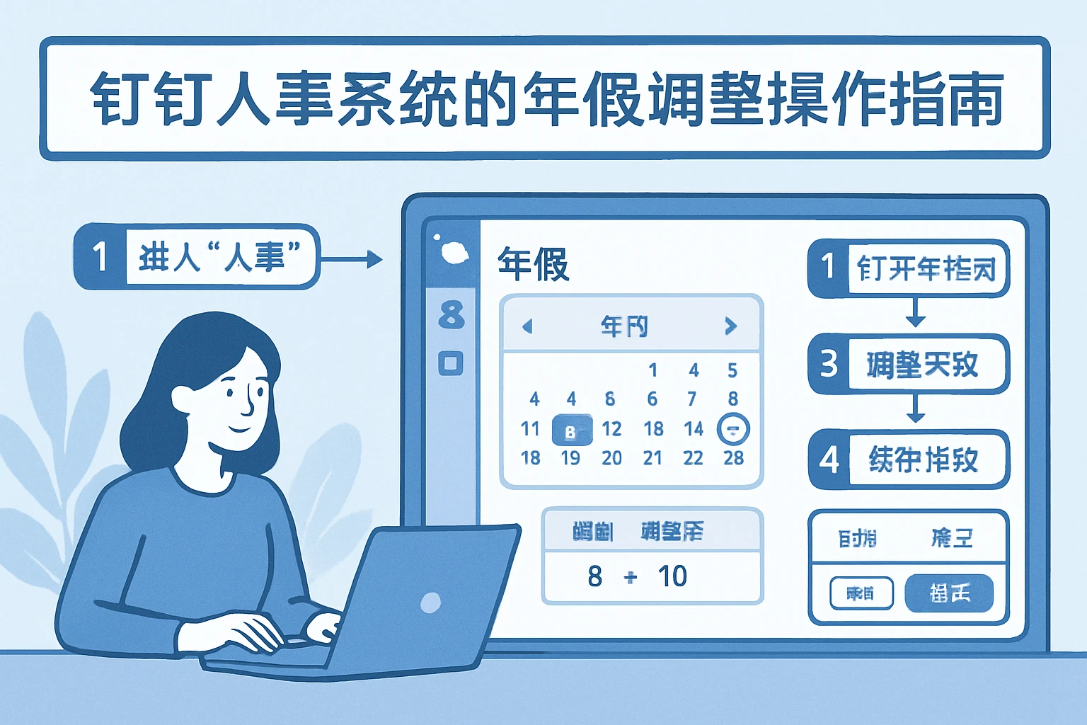 钉钉人事系统的年假调整操作指南