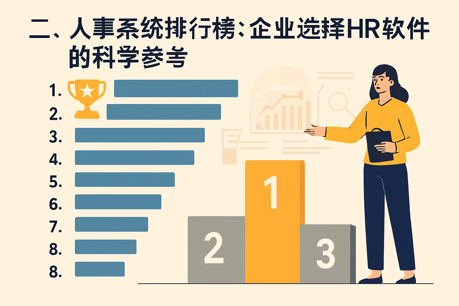 二、人事系统排行榜：企业选择HR软件的科学参考