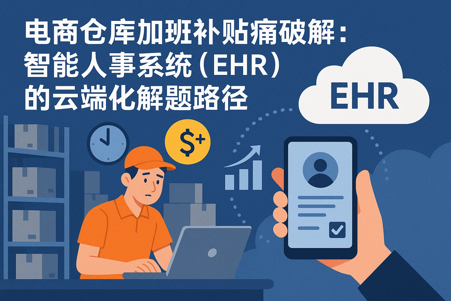电商仓库加班补贴痛点破解:智能人事系统(EHR)的云端化解题路径