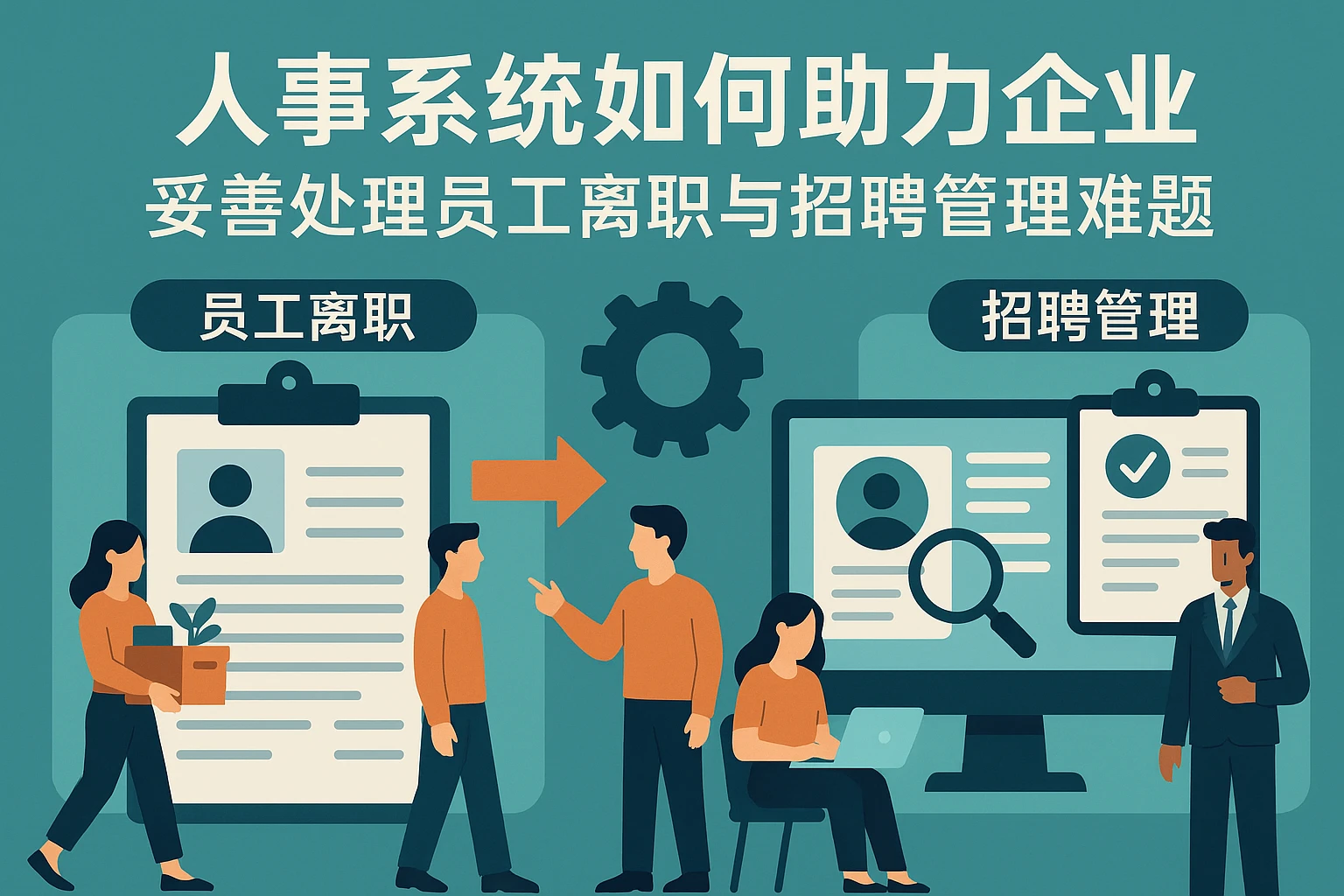 人事系统如何助力企业妥善处理员工离职与招聘管理难题