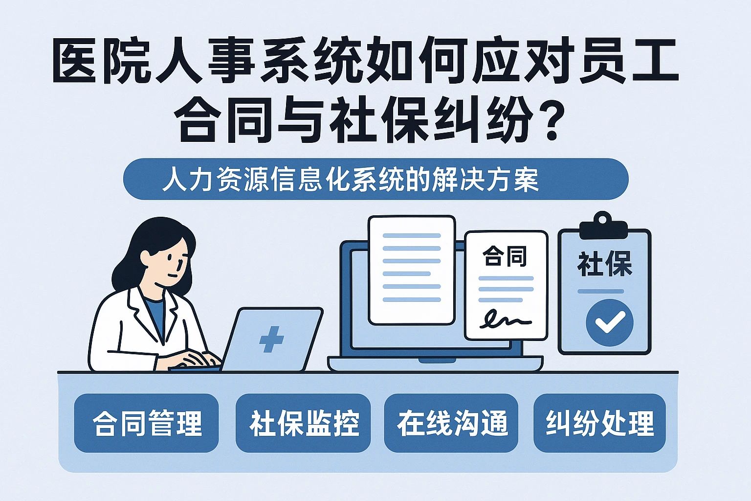 医院人事系统如何应对员工合同与社保纠纷？人力资源信息化系统的解决方案