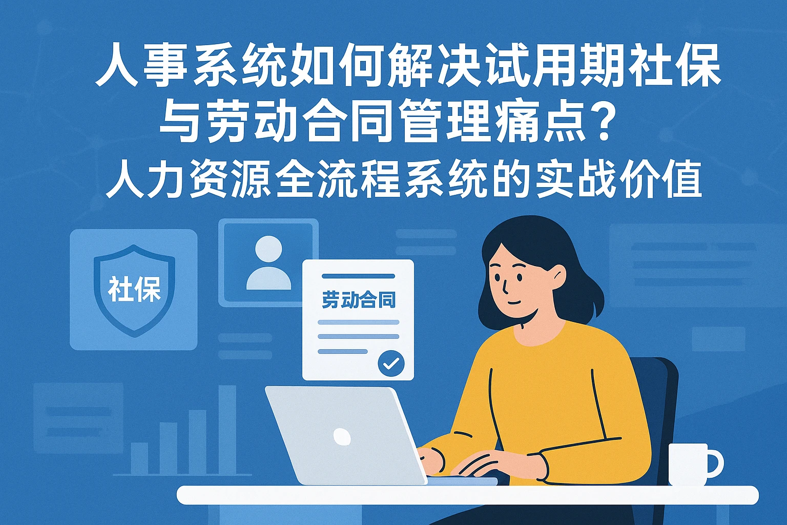 人事系统如何解决试用期社保与劳动合同管理痛点?人力资源全流程系统的实战价值