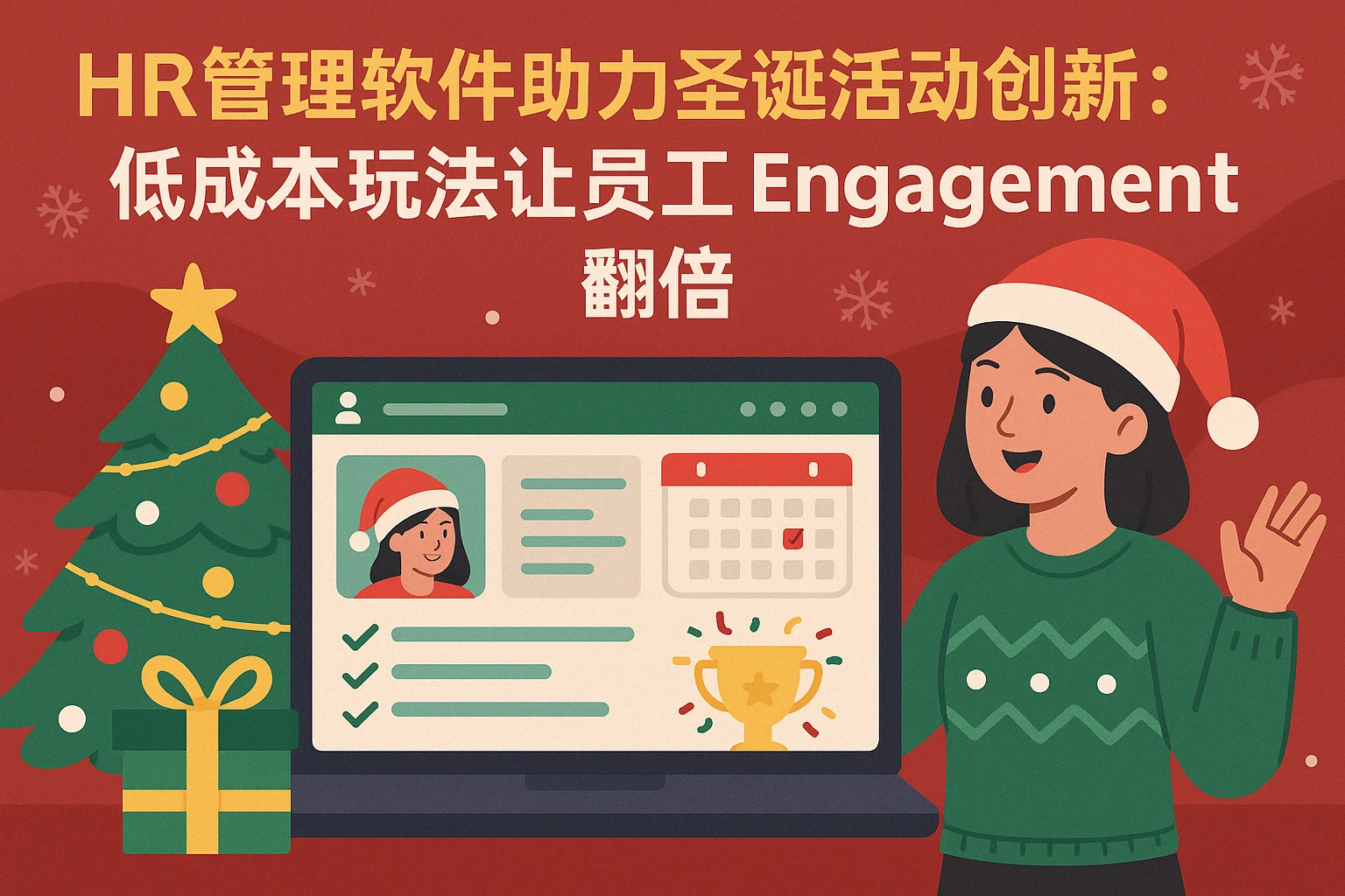HR管理软件助力圣诞活动创新:低成本玩法让员工 Engagement 翻倍