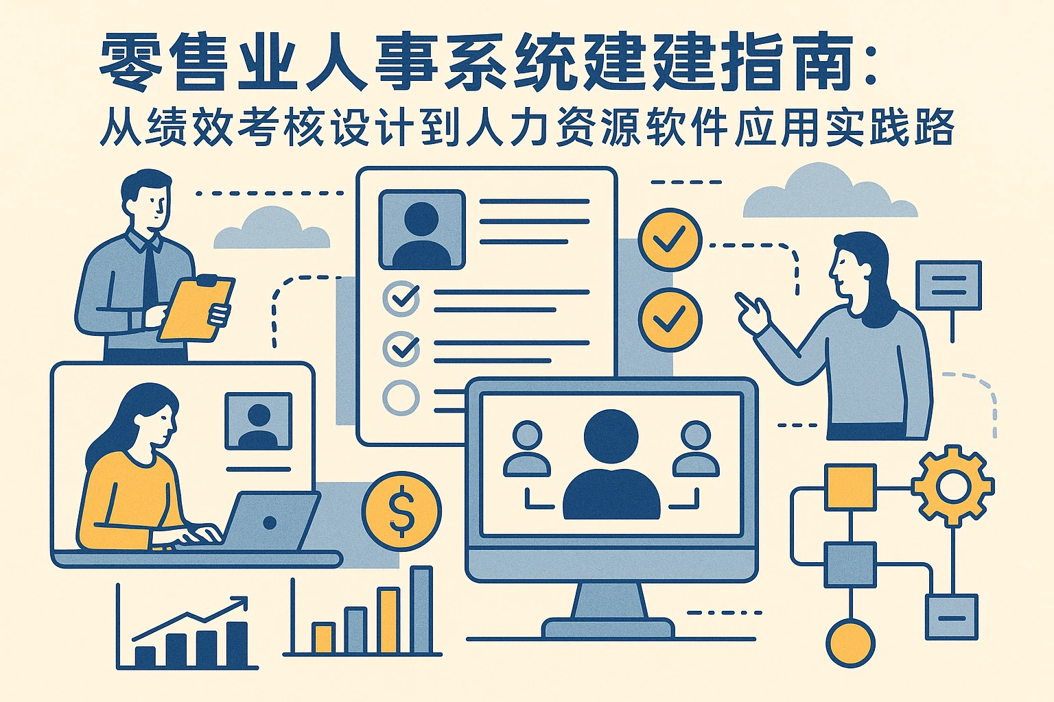 零售业人事系统搭建指南:从绩效考核设计到人力资源软件应用的实战路径