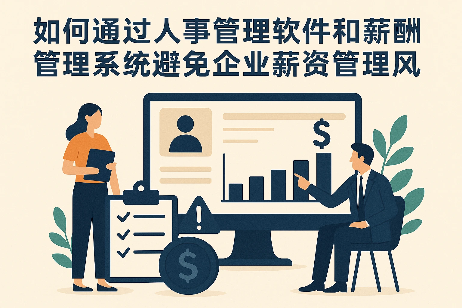 如何通过人事管理软件和薪酬管理系统避免企业薪资管理风险