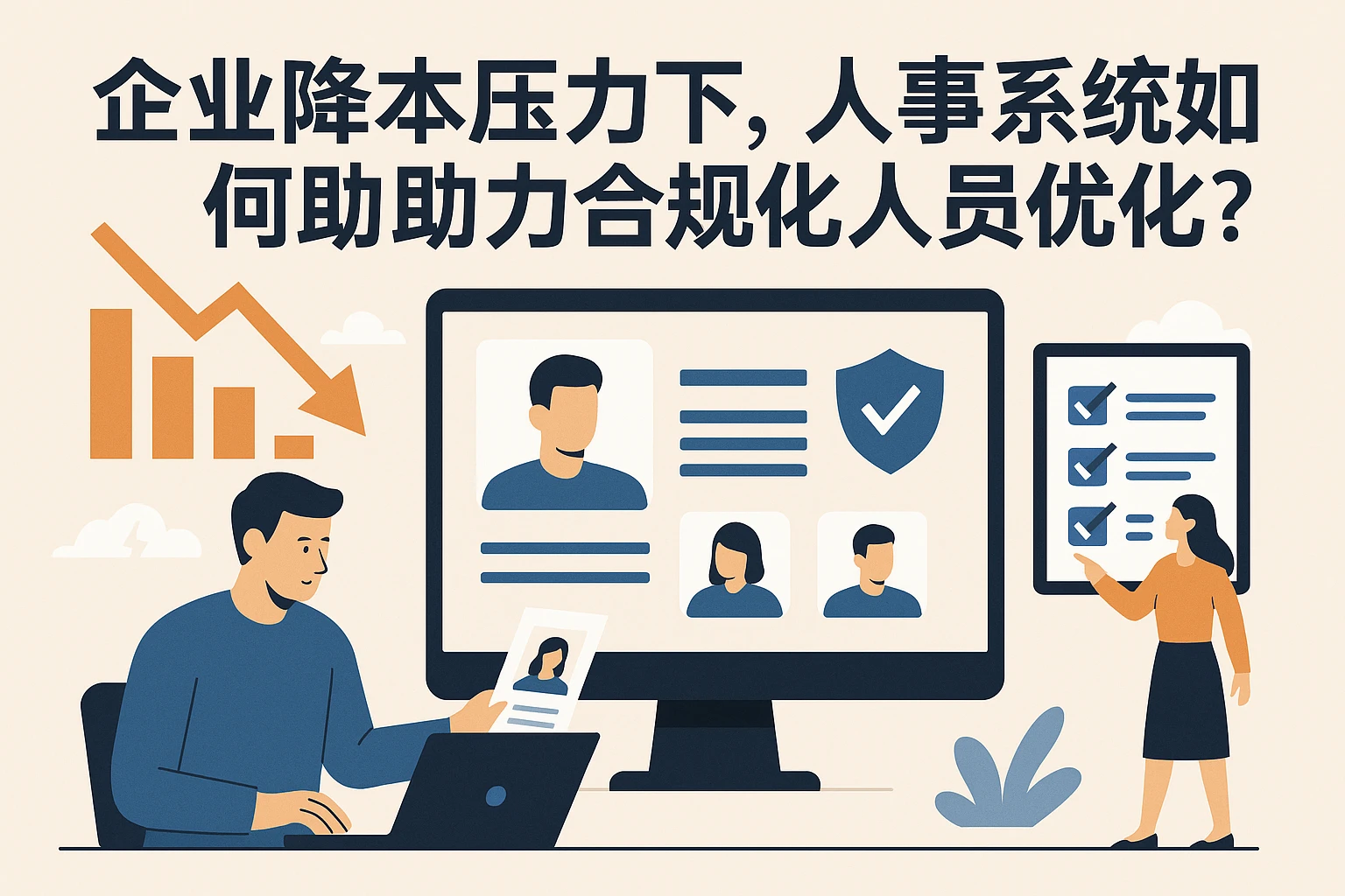企业降本压力下,人事系统如何助力合规化人员优化?
