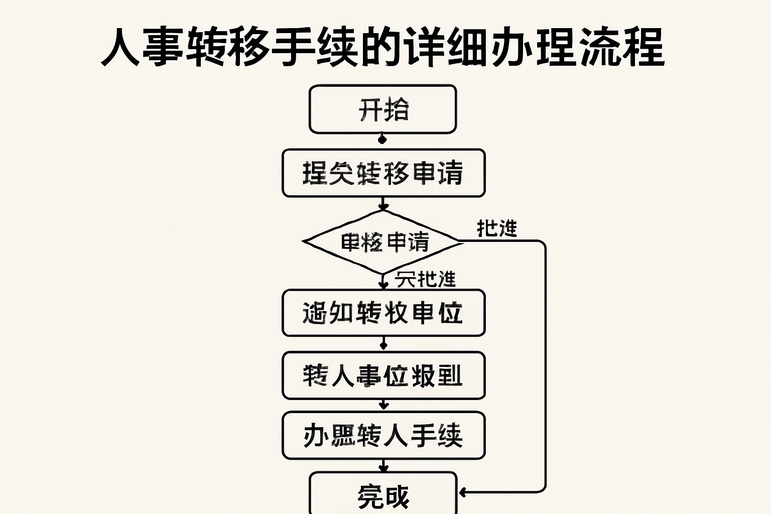 人事转移手续的详细办理流程