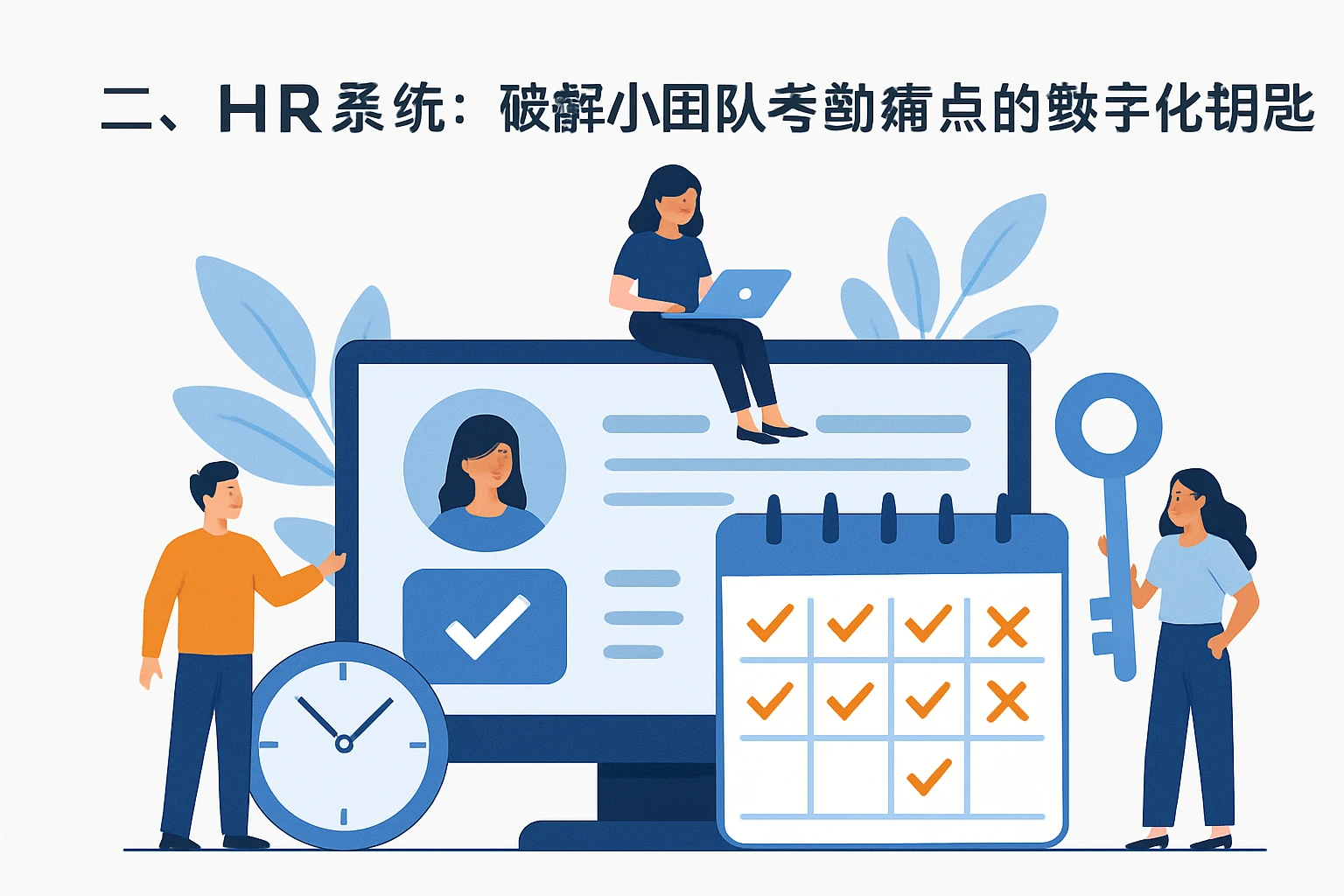 二、HR系统:破解小团队考勤痛点的数字化钥匙