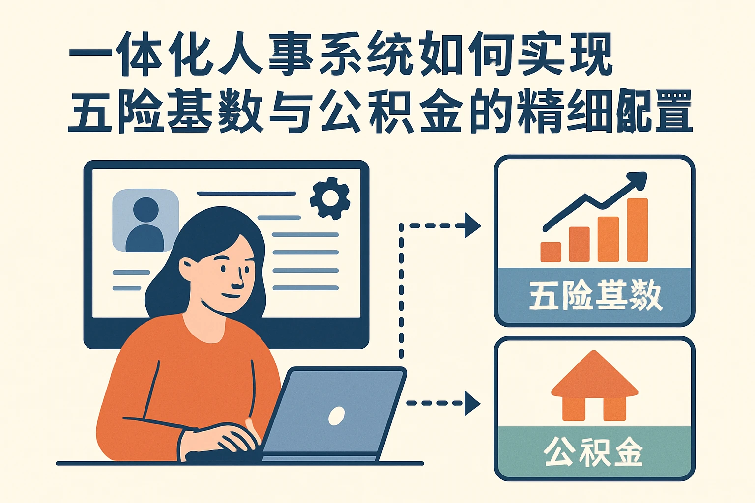 一体化人事系统如何实现五险基数与公积金的精细化配置