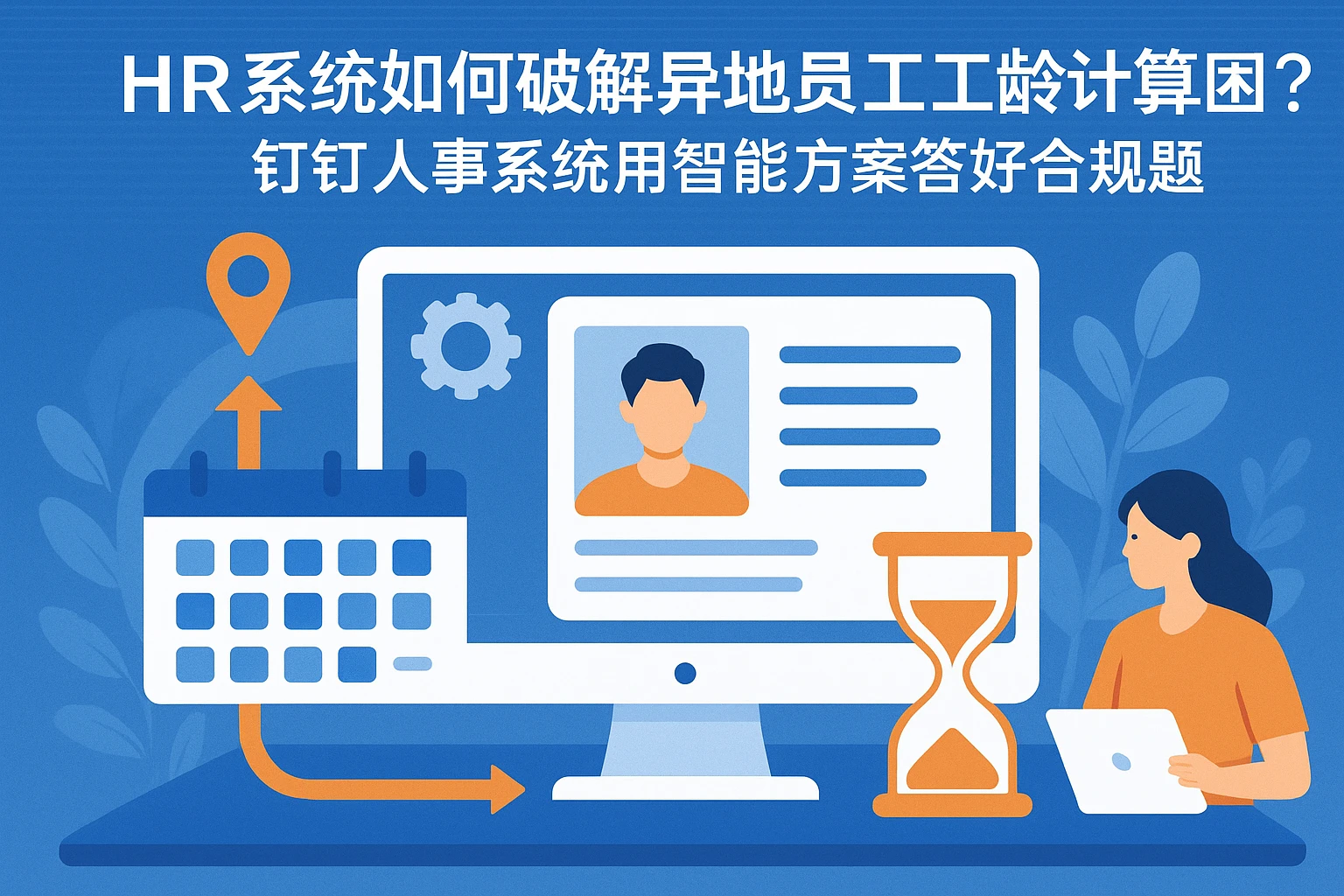 HR系统如何破解异地员工工龄计算困局?钉钉人事系统用智能方案答好合规题