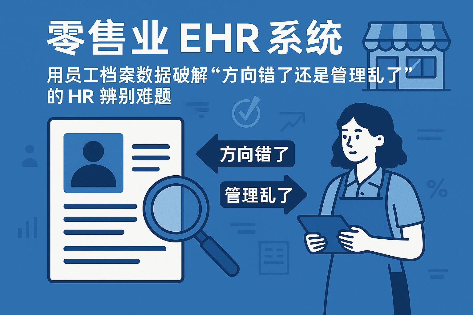 零售业EHR系统：用员工档案数据破解“方向错了还是管理乱了”的HR辨别难题