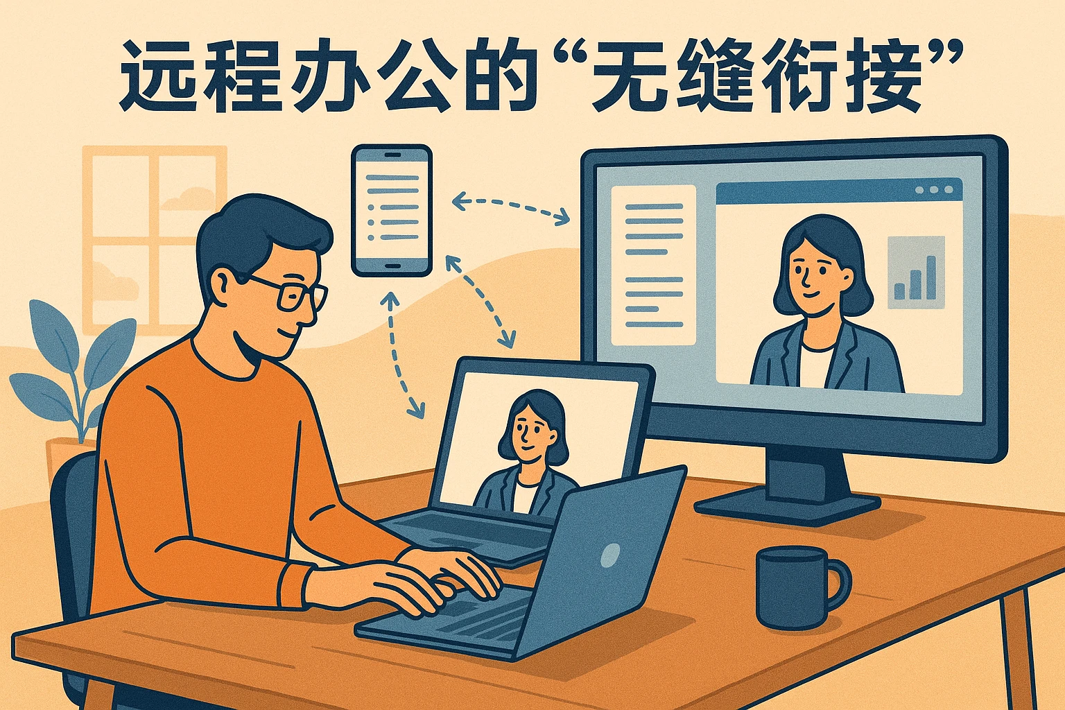1. 远程办公的“无缝衔接”