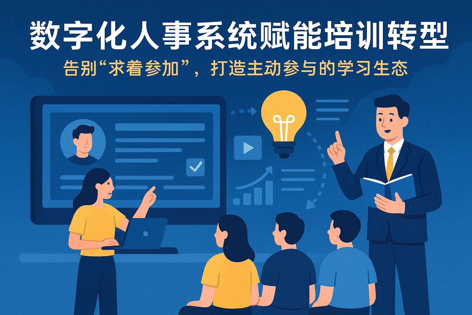 数字化人事系统赋能培训转型：告别“求着参加”，打造主动参与的学习生态