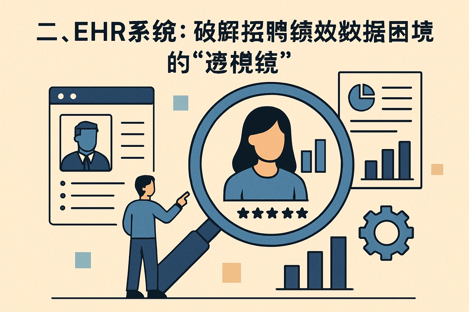 二、EHR系统:破解招聘绩效数据困境的“透视镜”