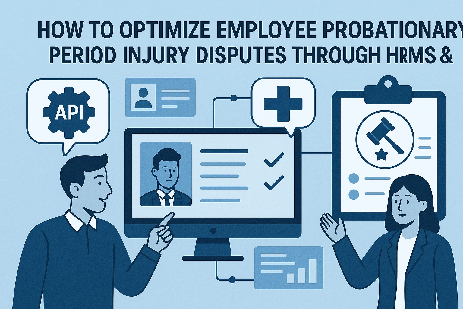 如何通过人事管理系统和API接口优化处理员工试用期工伤争议