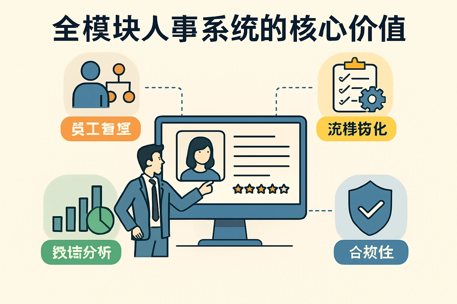全模块人事系统的核心价值