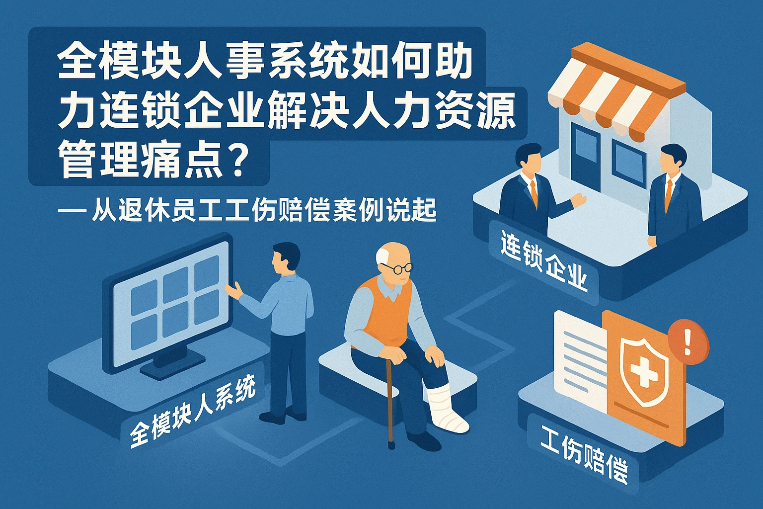 全模块人事系统如何助力连锁企业解决人力资源管理痛点?——从退休员工工伤赔偿案例说起