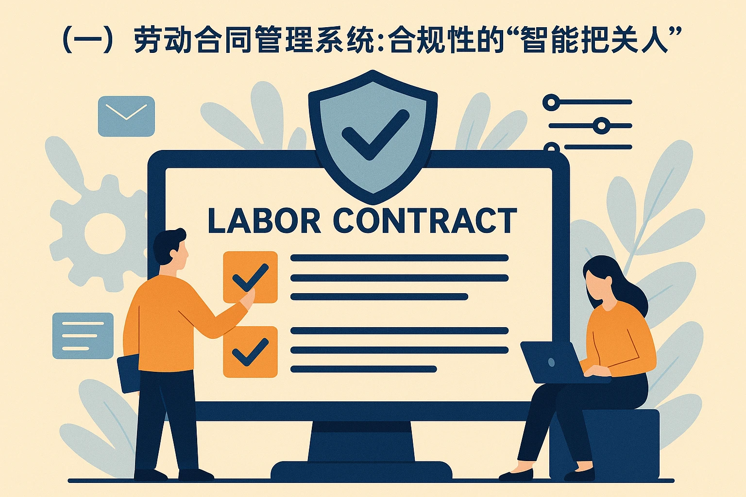 (一)劳动合同管理系统:合规性的“智能把关人”