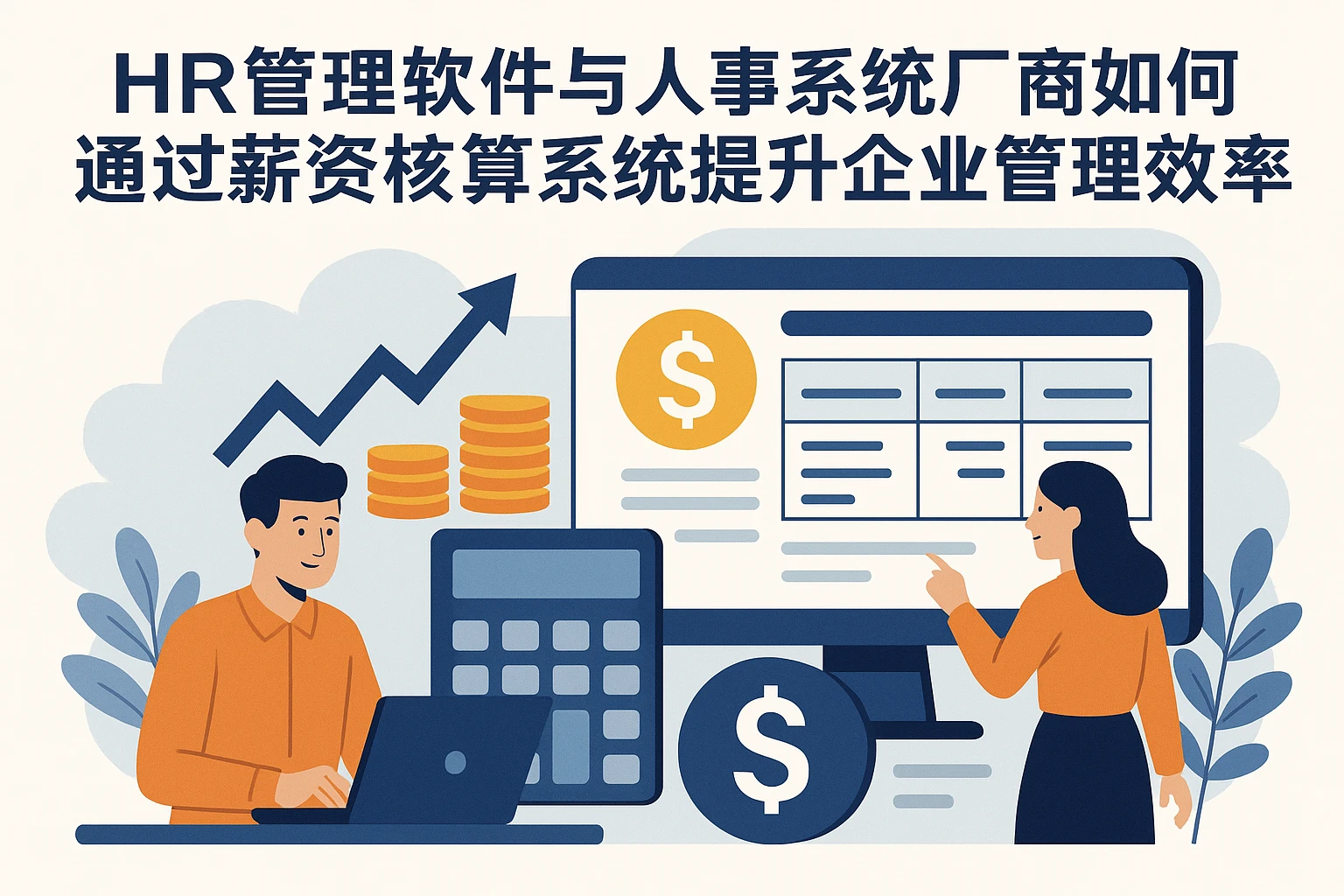 HR管理软件与人事系统厂商如何通过薪资核算系统提升企业管理效率