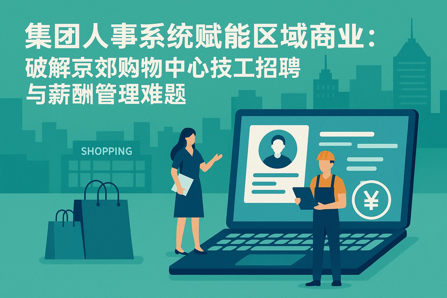 集团人事系统赋能区域商业:破解京郊购物中心技工招聘与薪酬管理难题