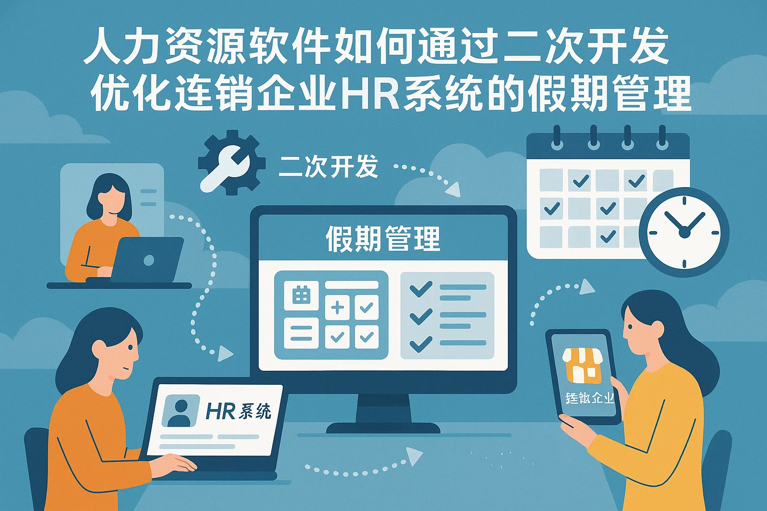 人力资源软件如何通过二次开发优化连锁企业HR系统的假期管理