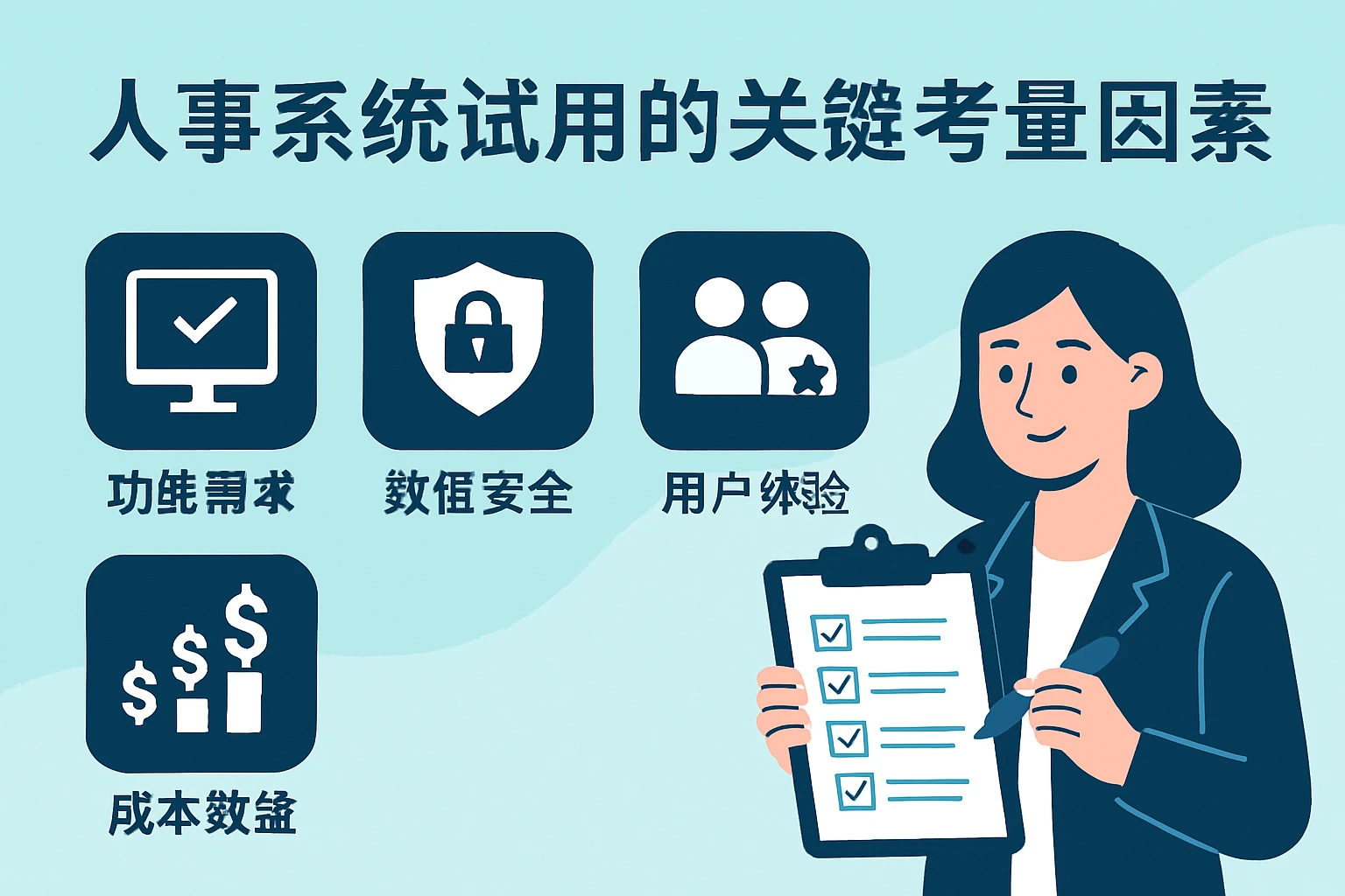 人事系统试用的关键考量因素
