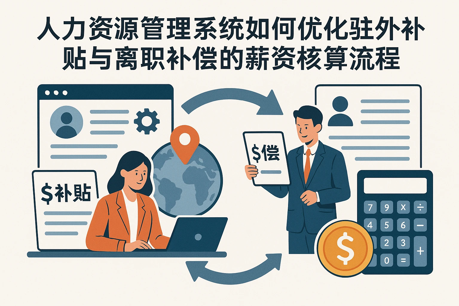 人力资源管理系统如何优化驻外补贴与离职补偿的薪资核算流程