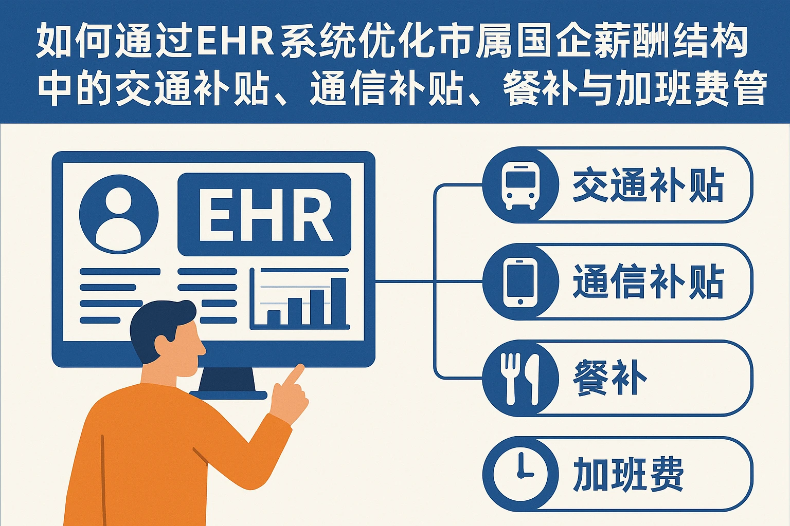 如何通过EHR系统优化市属国企薪酬结构中的交通补贴、通信补贴、餐补与加班费管理
