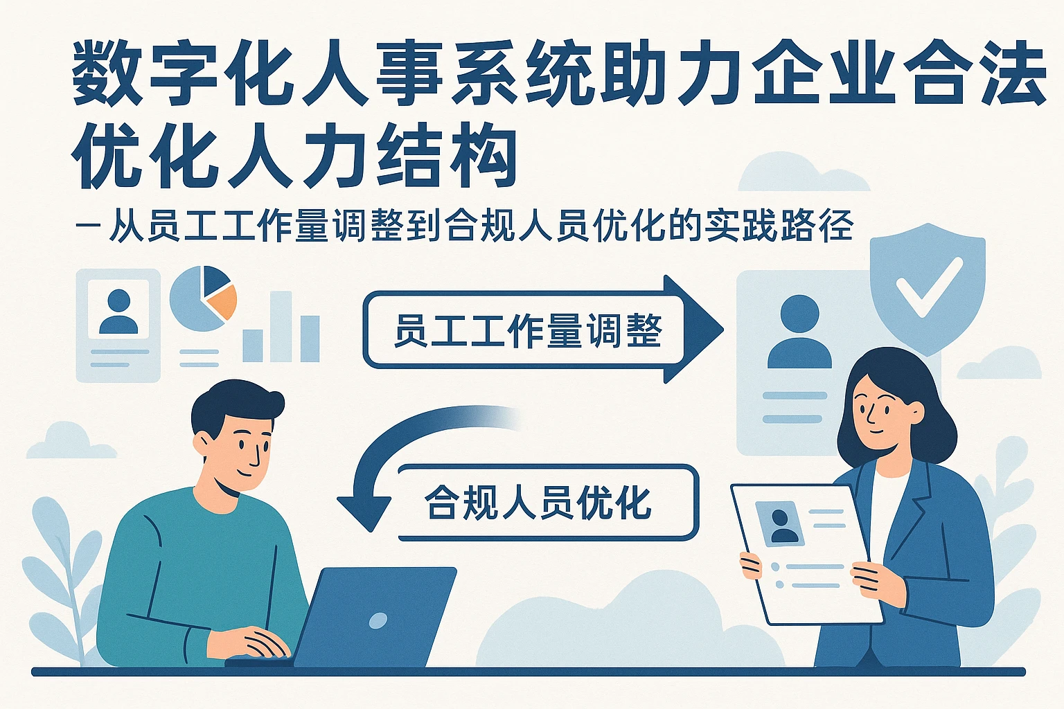数字化人事系统助力企业合法优化人力结构——从员工工作量调整到合规人员优化的实践路径