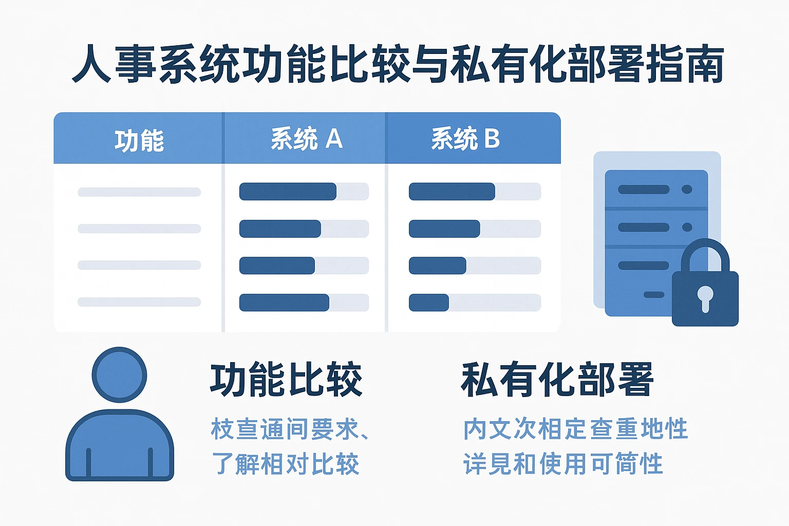 人事系统功能比较与私有化部署指南