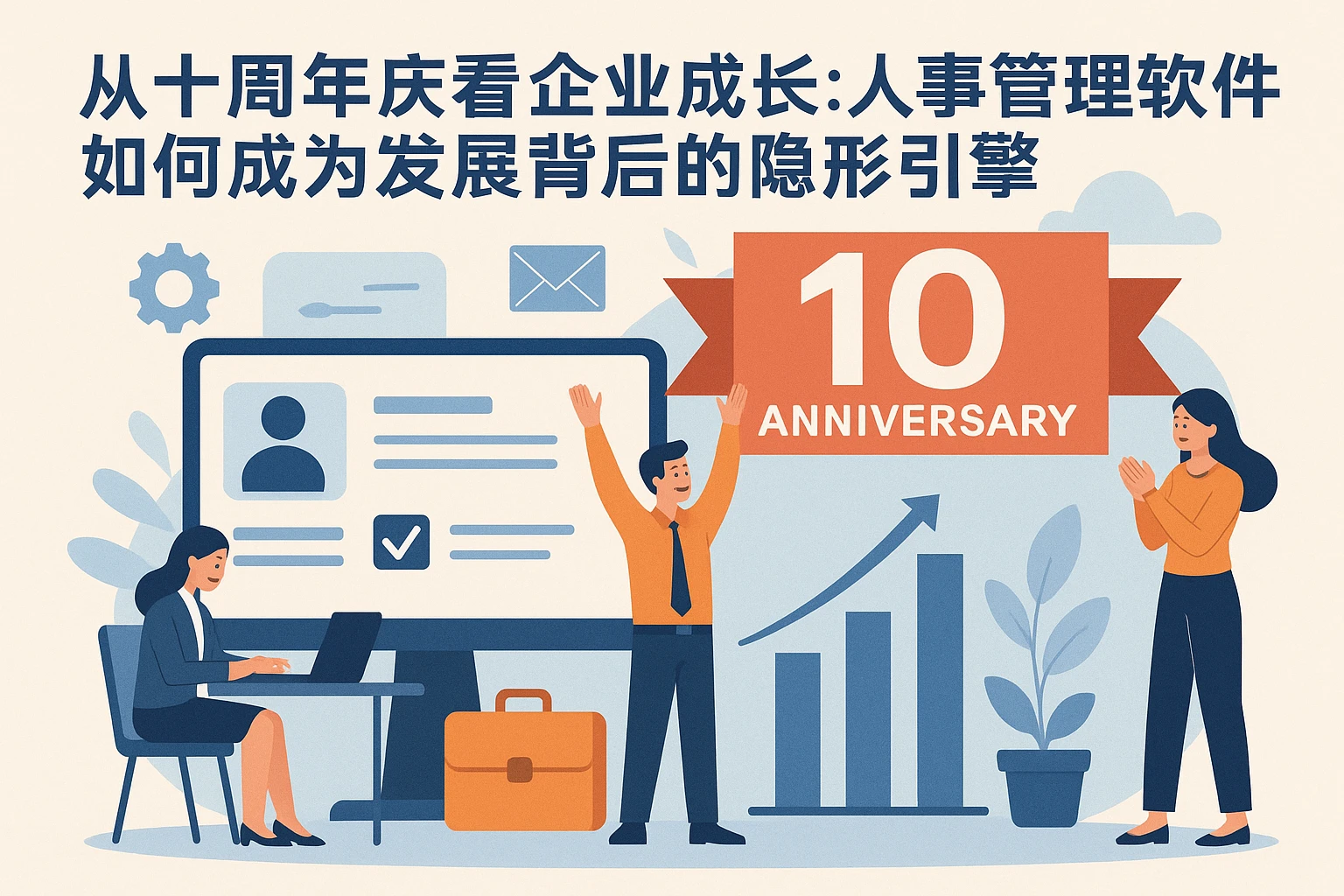 从十周年庆看企业成长:人事管理软件如何成为发展背后的隐形引擎