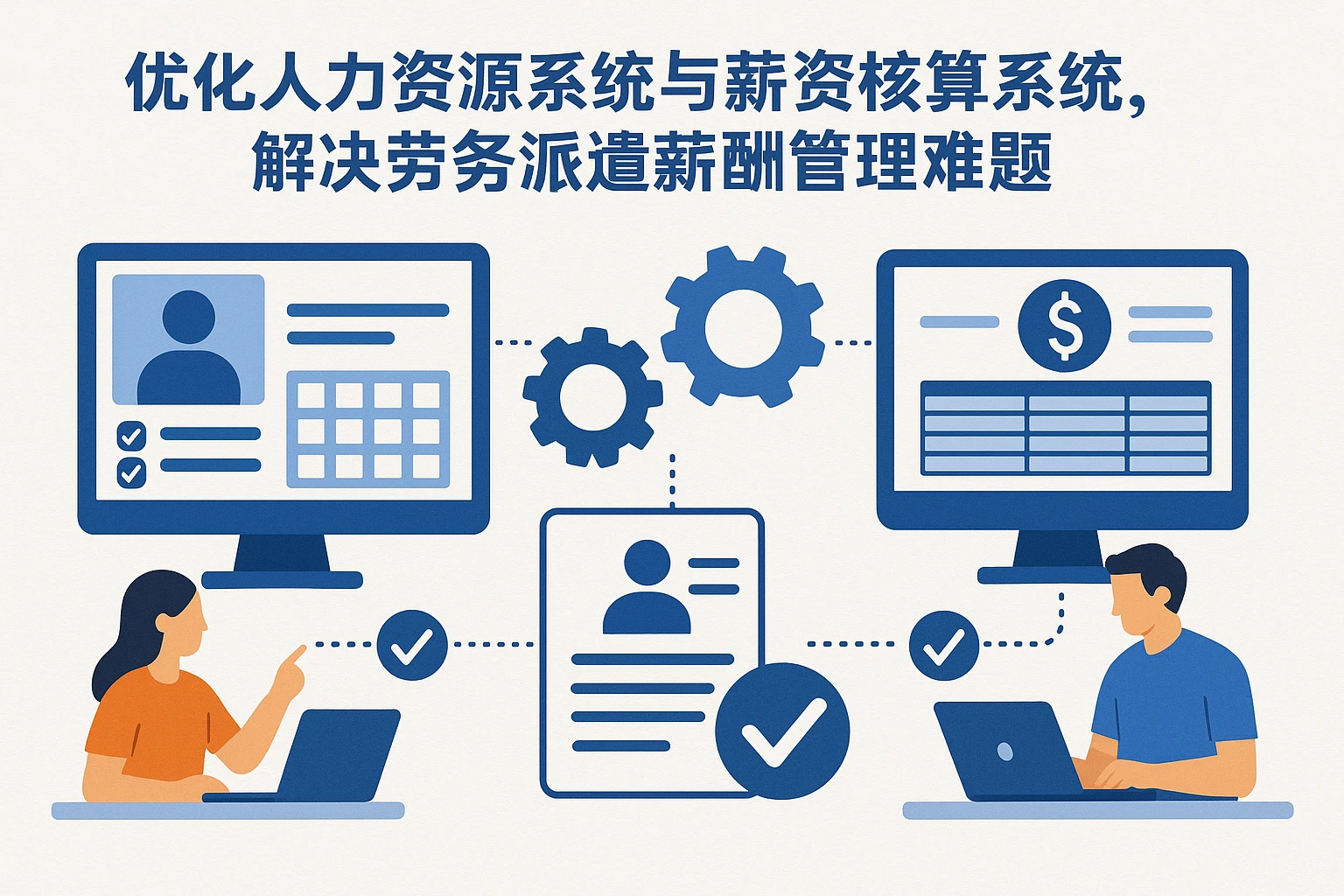 优化人力资源系统与薪资核算系统,解决劳务派遣薪酬管理难题