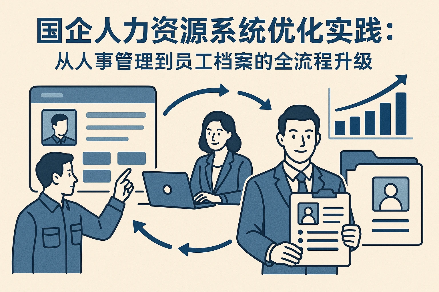 国企人力资源系统优化实践：从人事管理到员工档案的全流程升级
