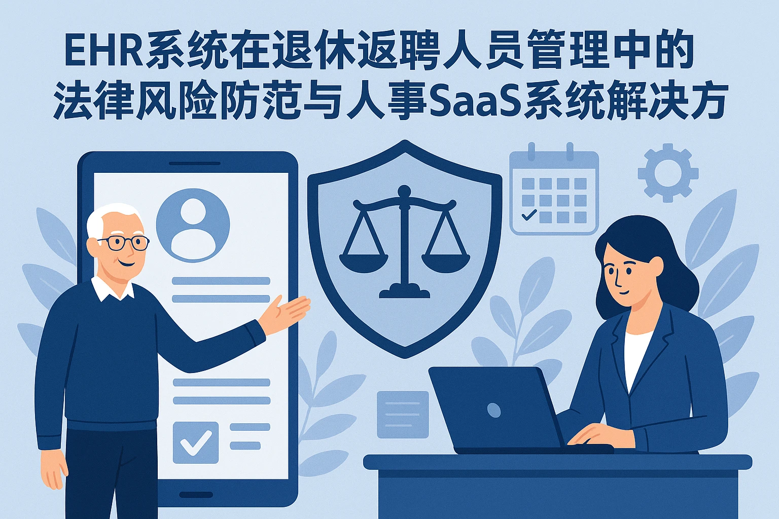 EHR系统在退休返聘人员管理中的法律风险防范与人事SaaS系统解决方案