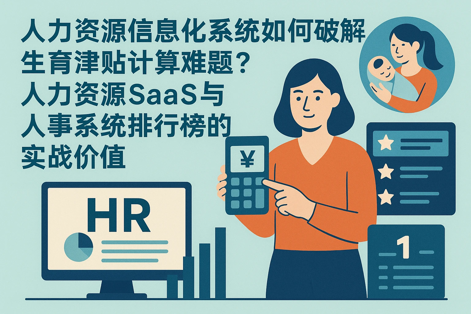 人力资源信息化系统如何破解生育津贴计算难题？人力资源SaaS与人事系统排行榜的实战价值