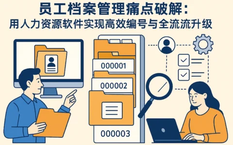 员工档案管理痛点破解：用人力资源软件实现高效编号与全流程升级