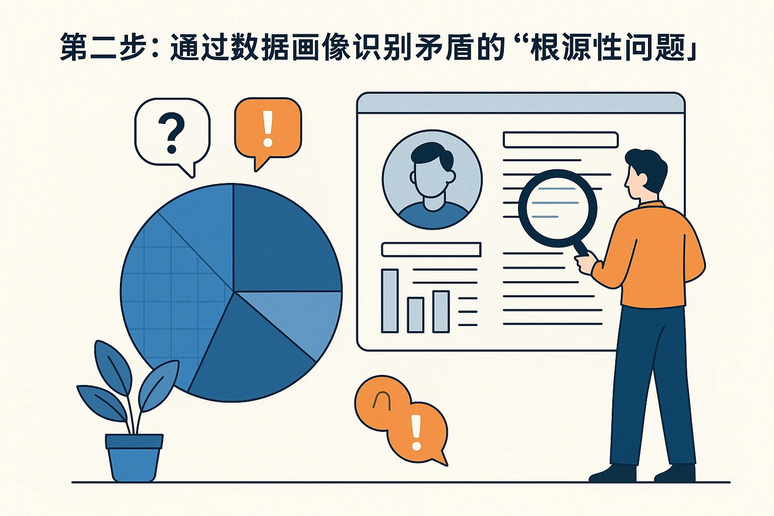 第二步：通过数据画像识别矛盾的“根源性问题”