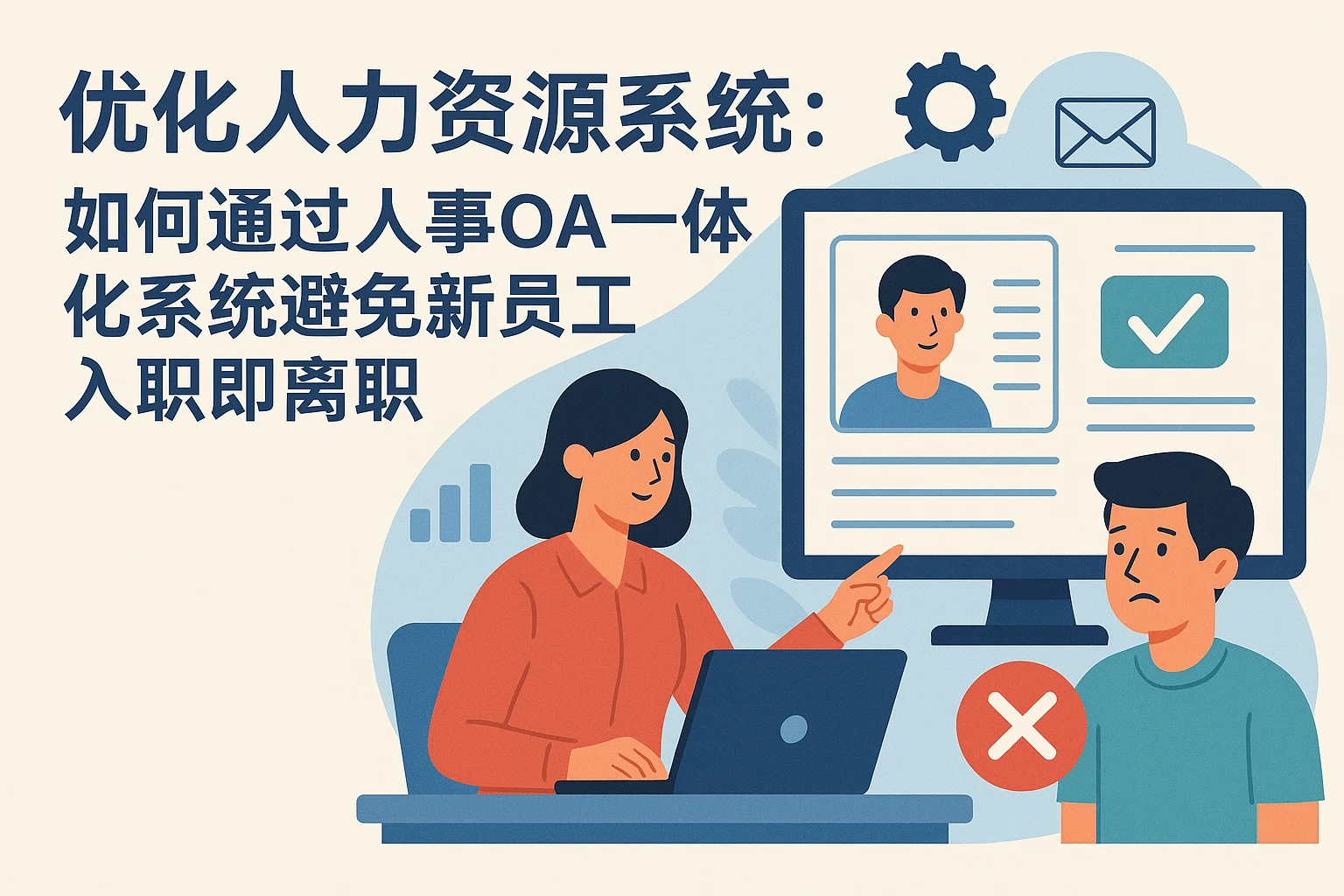 优化人力资源系统：如何通过人事OA一体化系统避免新员工入职即离职