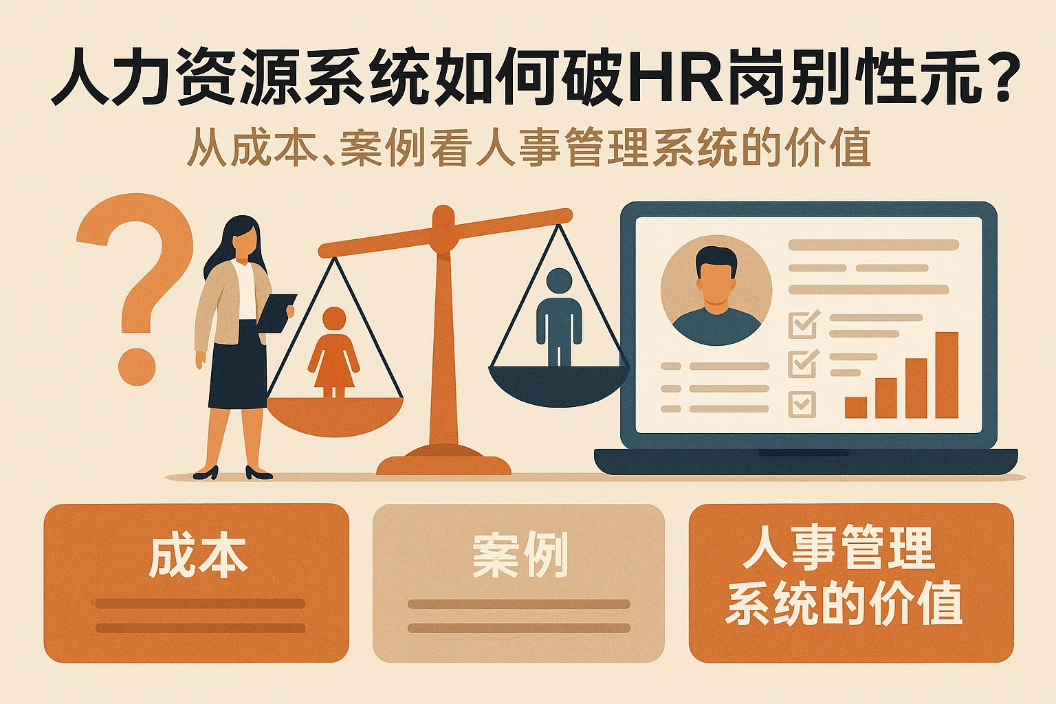 人力资源系统如何破解HR岗位性别失衡?从成本、案例看人事管理系统的价值